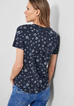 T-Shirt Mit Blumenprint