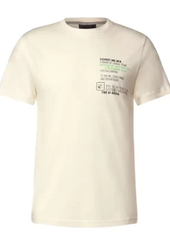 T-Shirt Mit Brustprint