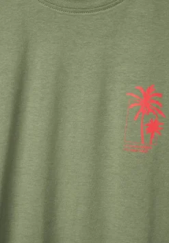 T-Shirt Mit Brustprint
