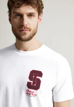 T-Shirt Mit Brustprint