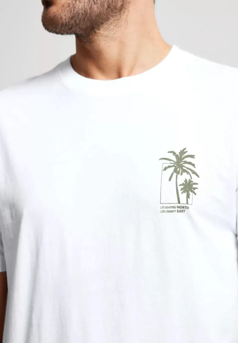 T-Shirt Mit Brustprint