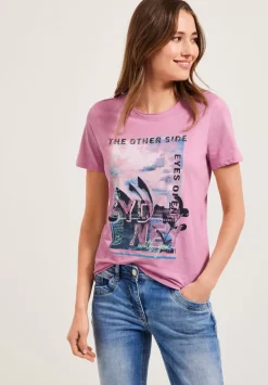 T-Shirt Mit City Fotoprint