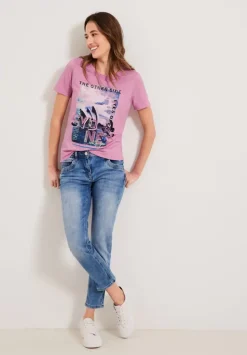 T-Shirt Mit City Fotoprint