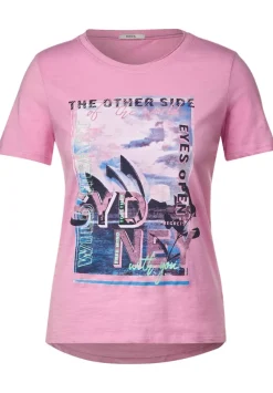 T-Shirt Mit City Fotoprint