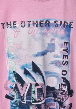 T-Shirt Mit City Fotoprint