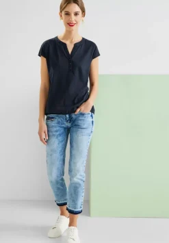 T-Shirt Mit Elastiksaum