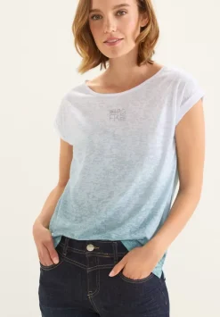 T-Shirt Mit Farbverlauf