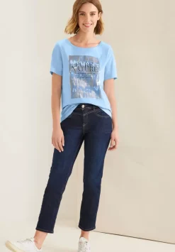 T-Shirt Mit Folienprint
