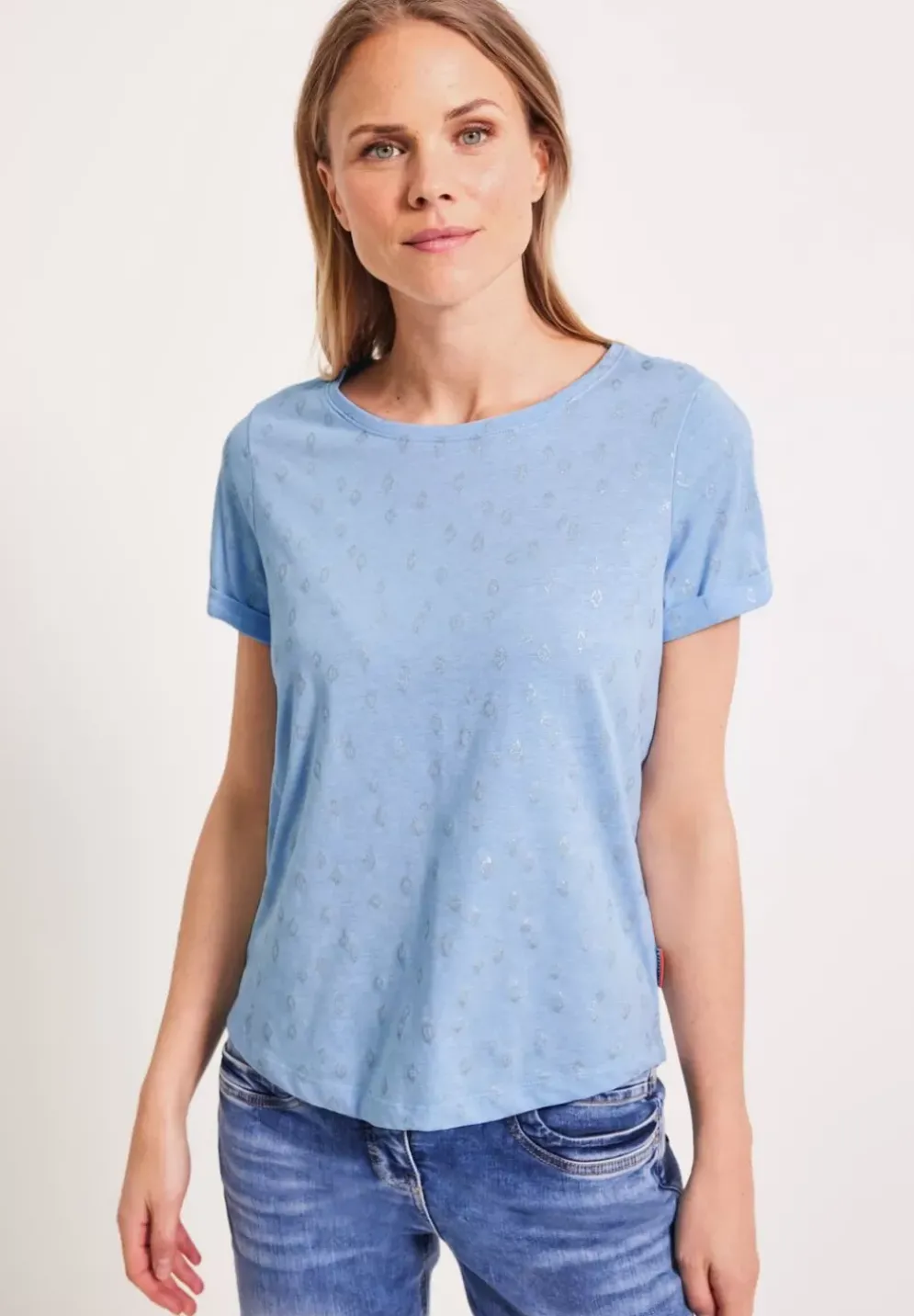 T-Shirt Mit Folienprint