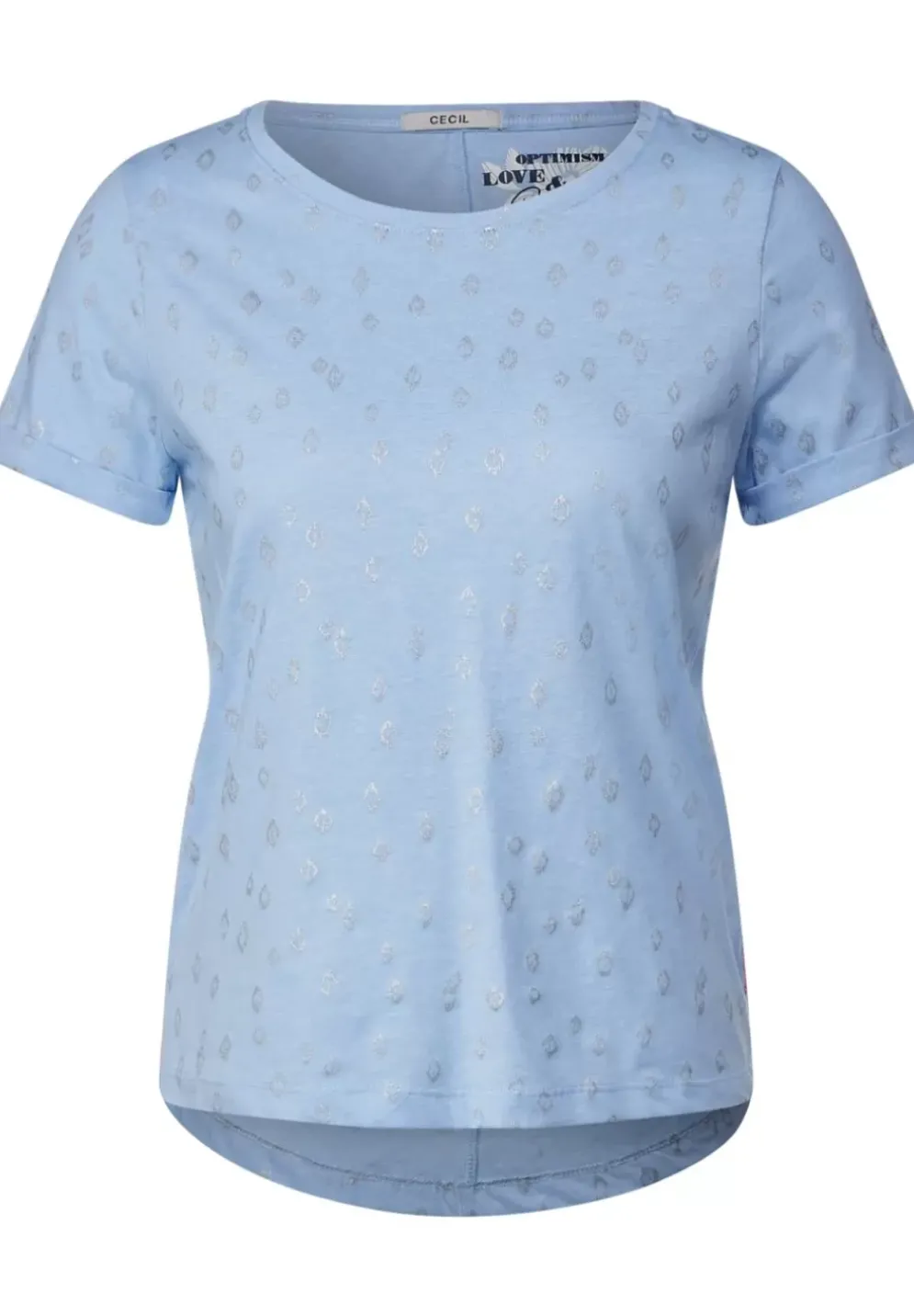 T-Shirt Mit Folienprint