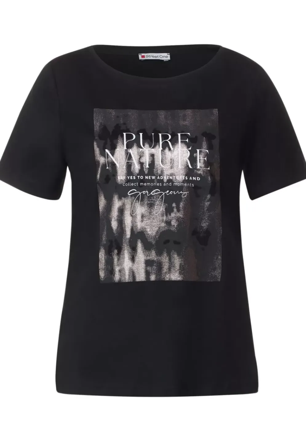 T-Shirt Mit Folienprint
