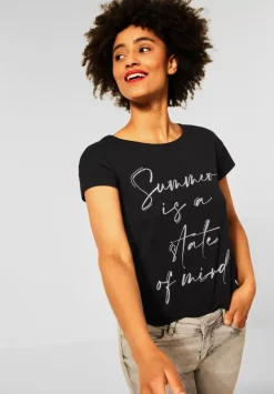 T-Shirt Mit Folienprint