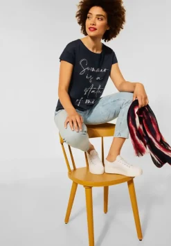 T-Shirt Mit Folienprint