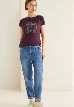 T-Shirt Mit Folienprint