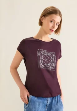 T-Shirt Mit Folienprint