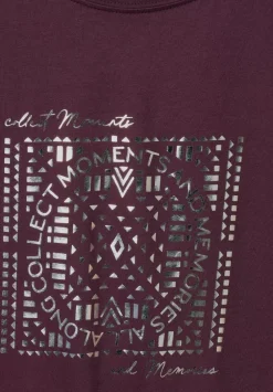 T-Shirt Mit Folienprint