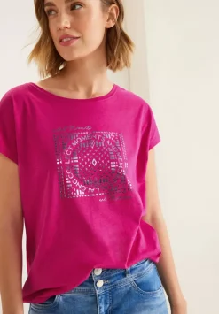 T-Shirt Mit Folienprint