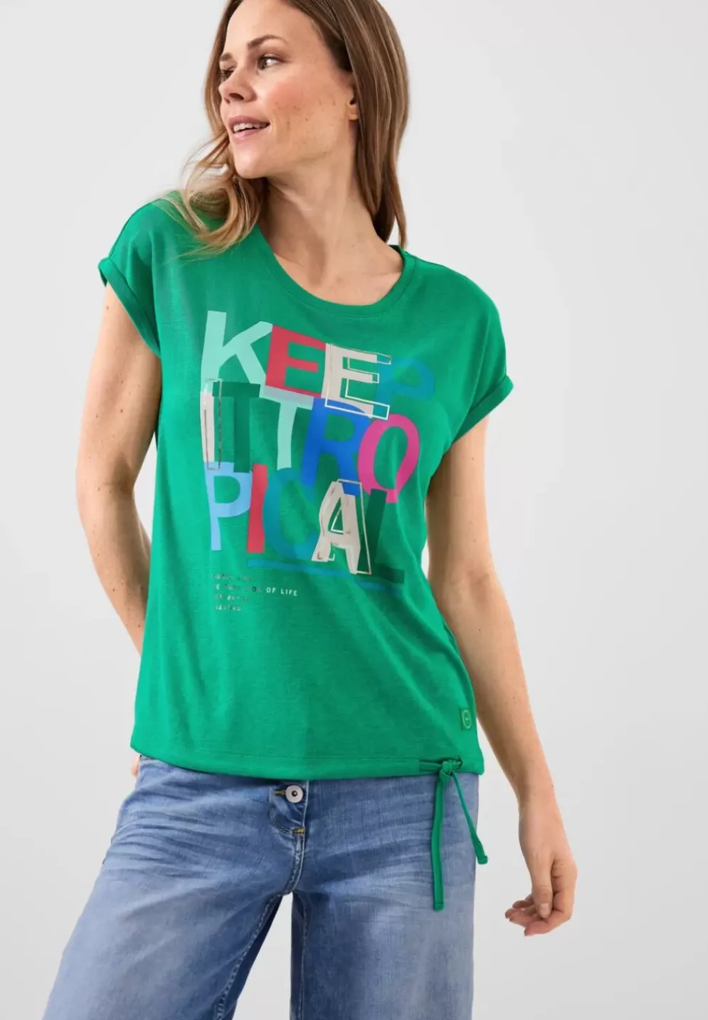 T-Shirt Mit Frontprint