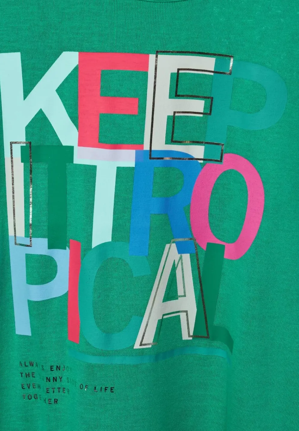 T-Shirt Mit Frontprint