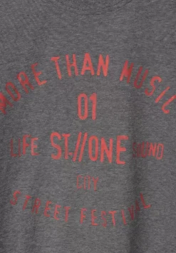 T-Shirt Mit Frontprint