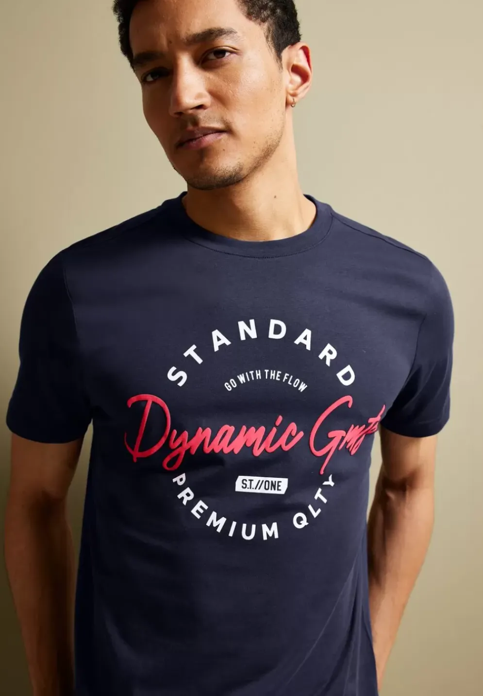 T-Shirt Mit Frontprint