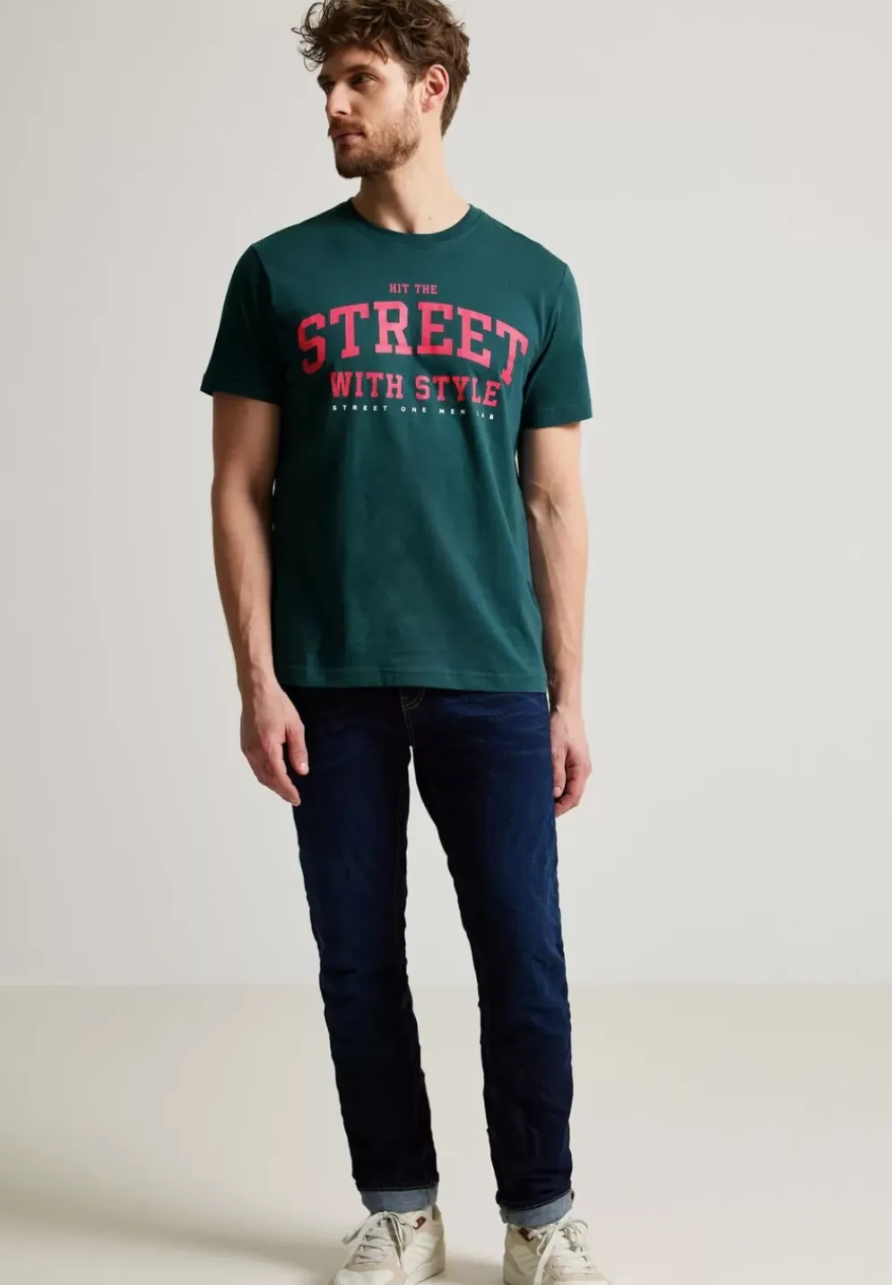 T-Shirt Mit Frontprint