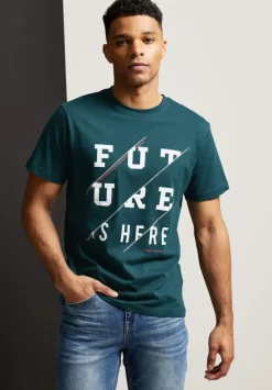 T-Shirt Mit Frontprint
