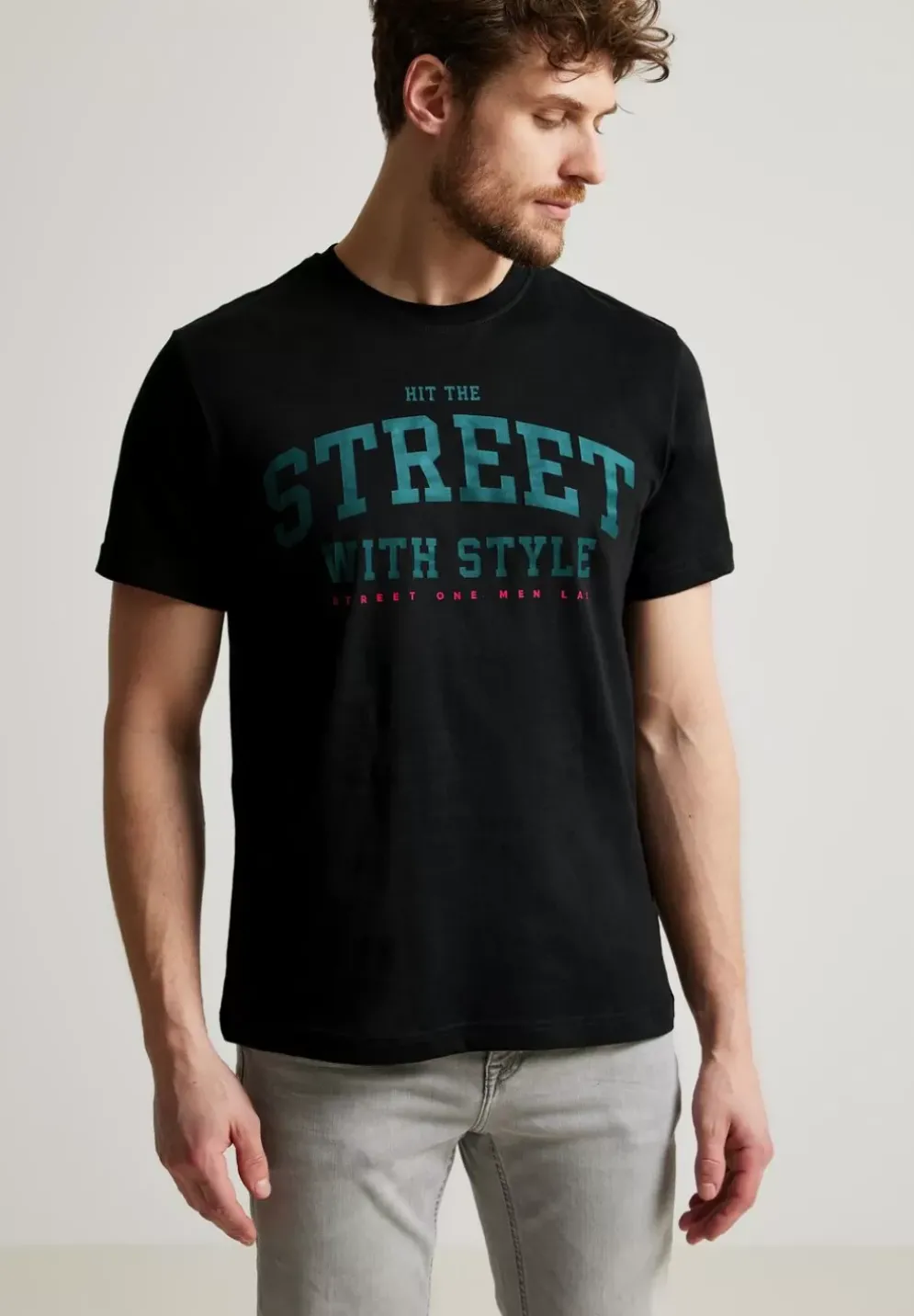 T-Shirt Mit Frontprint