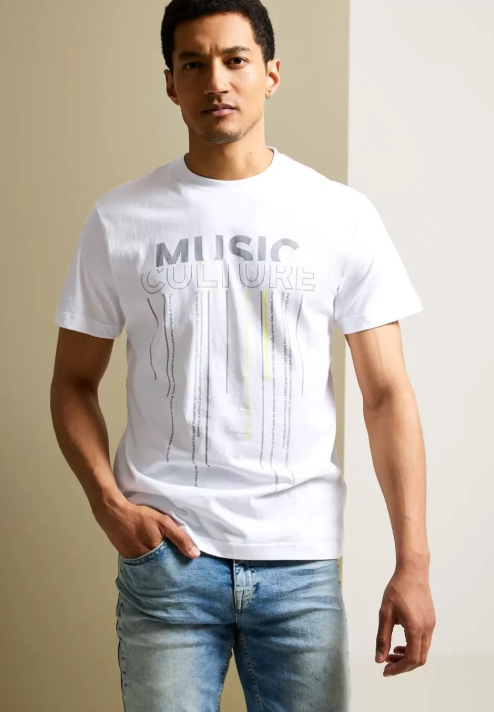 T-Shirt Mit Frontprint