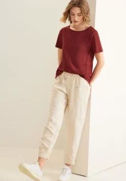 T-Shirt Mit Hakel Tapedetail