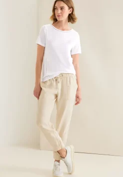T-Shirt Mit Hakel Tapedetail