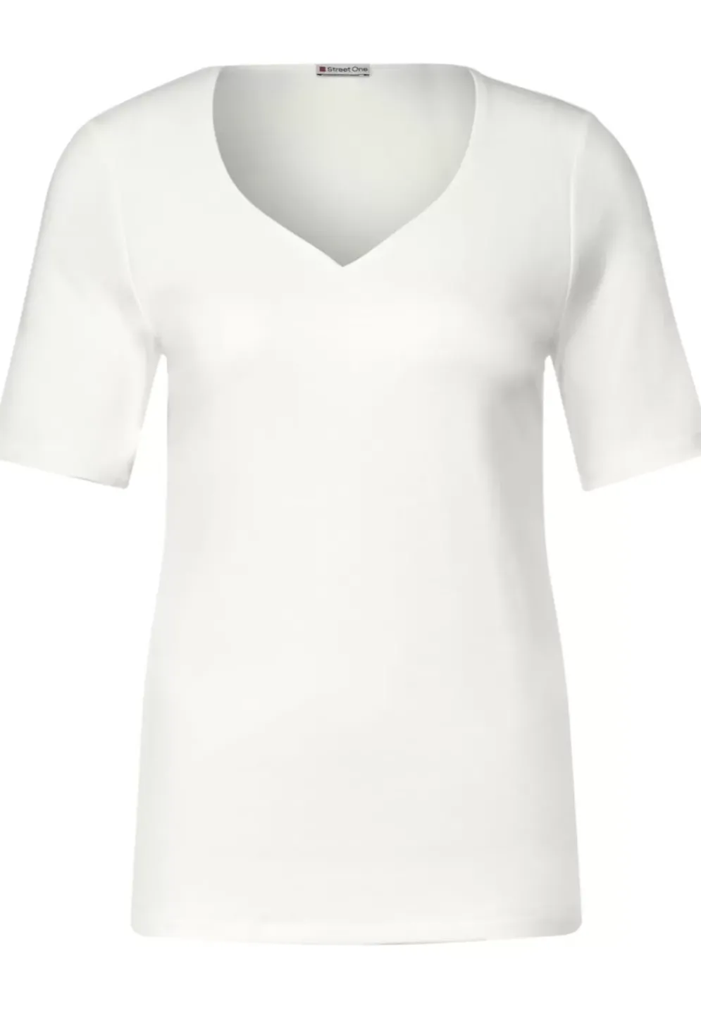 T-Shirt Mit Herz Ausschnitt