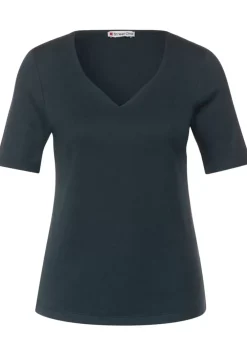 T-Shirt Mit Herz Ausschnitt