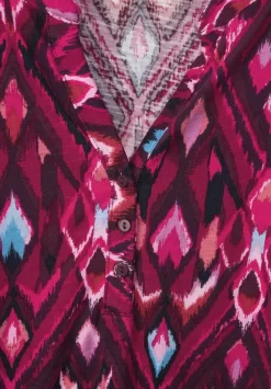 T-Shirt Mit Ikat Print