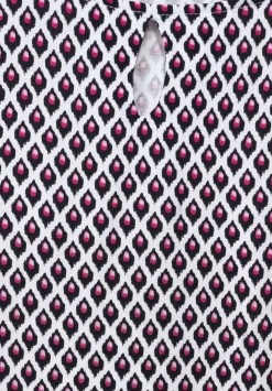 T-Shirt Mit Ikatprint