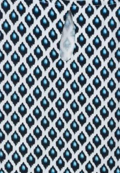 T-Shirt Mit Ikatprint