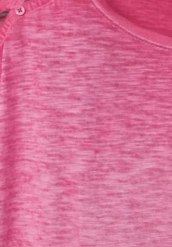 T-Shirt Mit Knopfdessin
