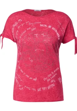 T-Shirt Mit Knotendetail