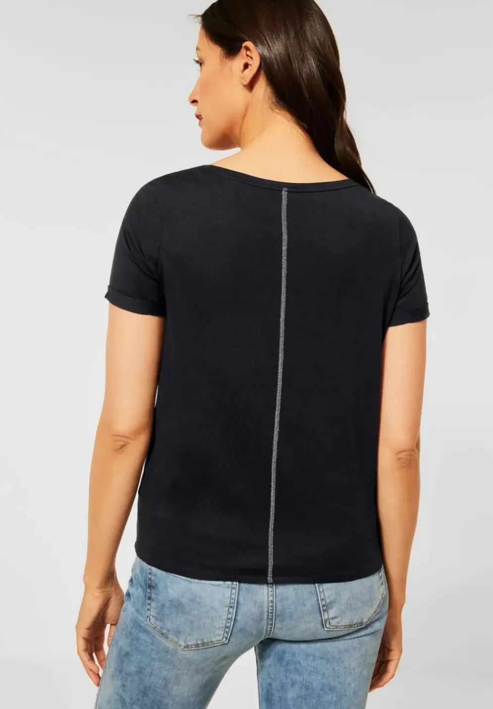 T-Shirt Mit Knotendetail