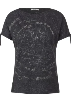 T-Shirt Mit Knotendetail