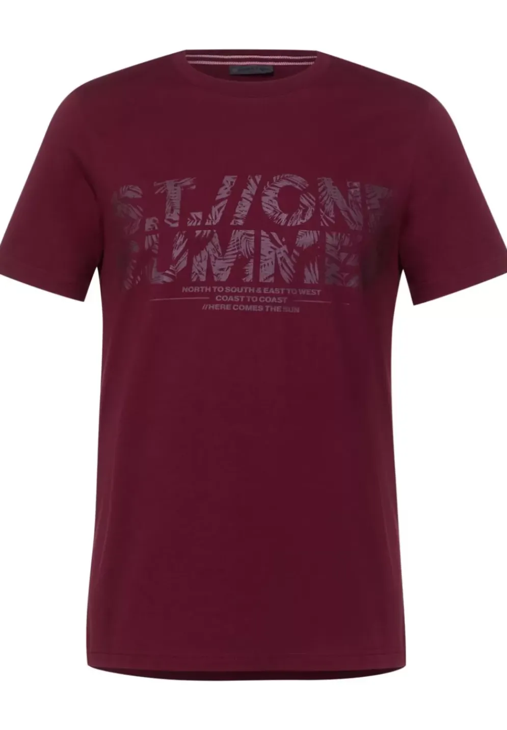 T-Shirt Mit Metallic Print