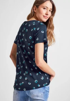 T-Shirt Mit Minimalmuster