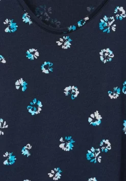 T-Shirt Mit Minimalmuster