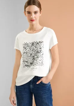 T-Shirt Mit Paillettendetail