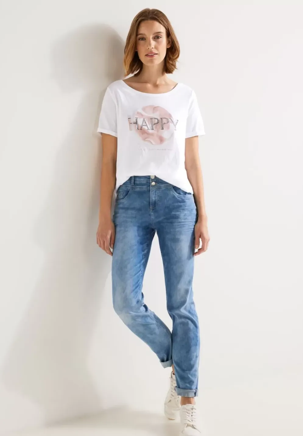 T-Shirt Mit Paillettenprint