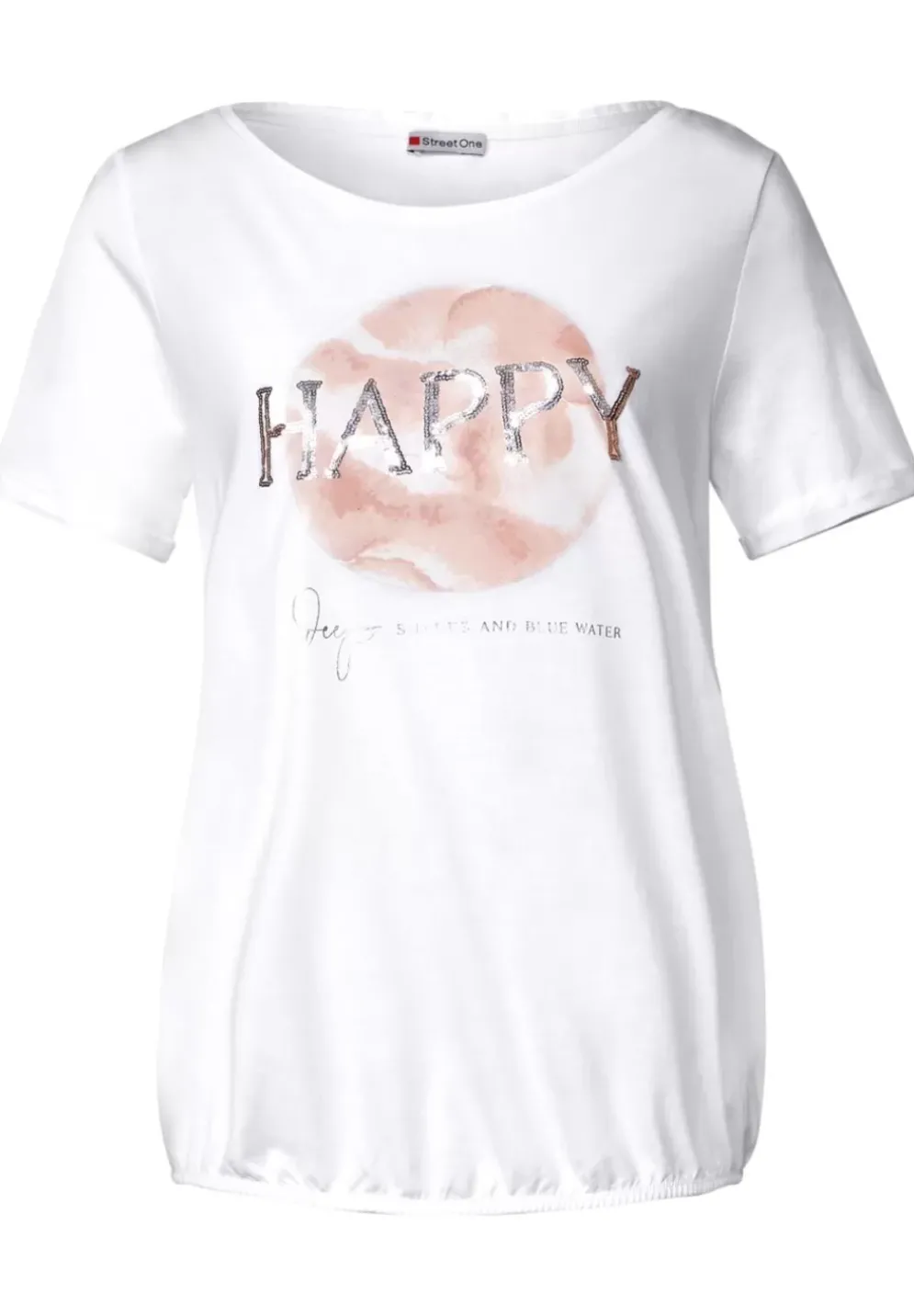 T-Shirt Mit Paillettenprint