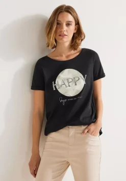 T-Shirt Mit Paillettenprint