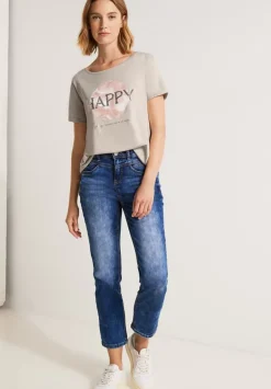 T-Shirt Mit Paillettenprint