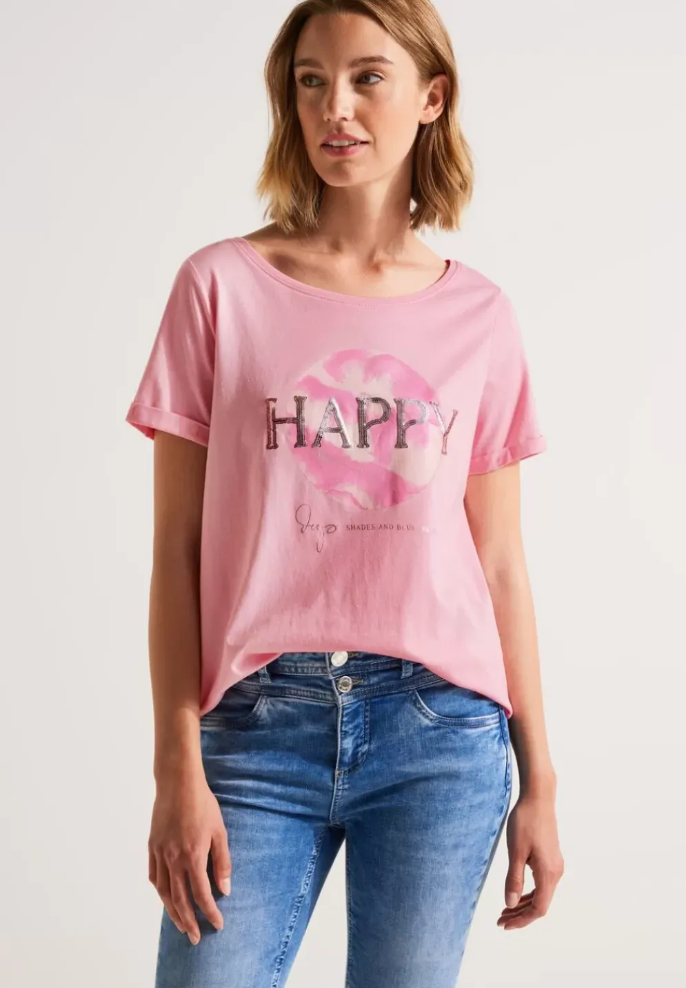 T-Shirt Mit Paillettenprint