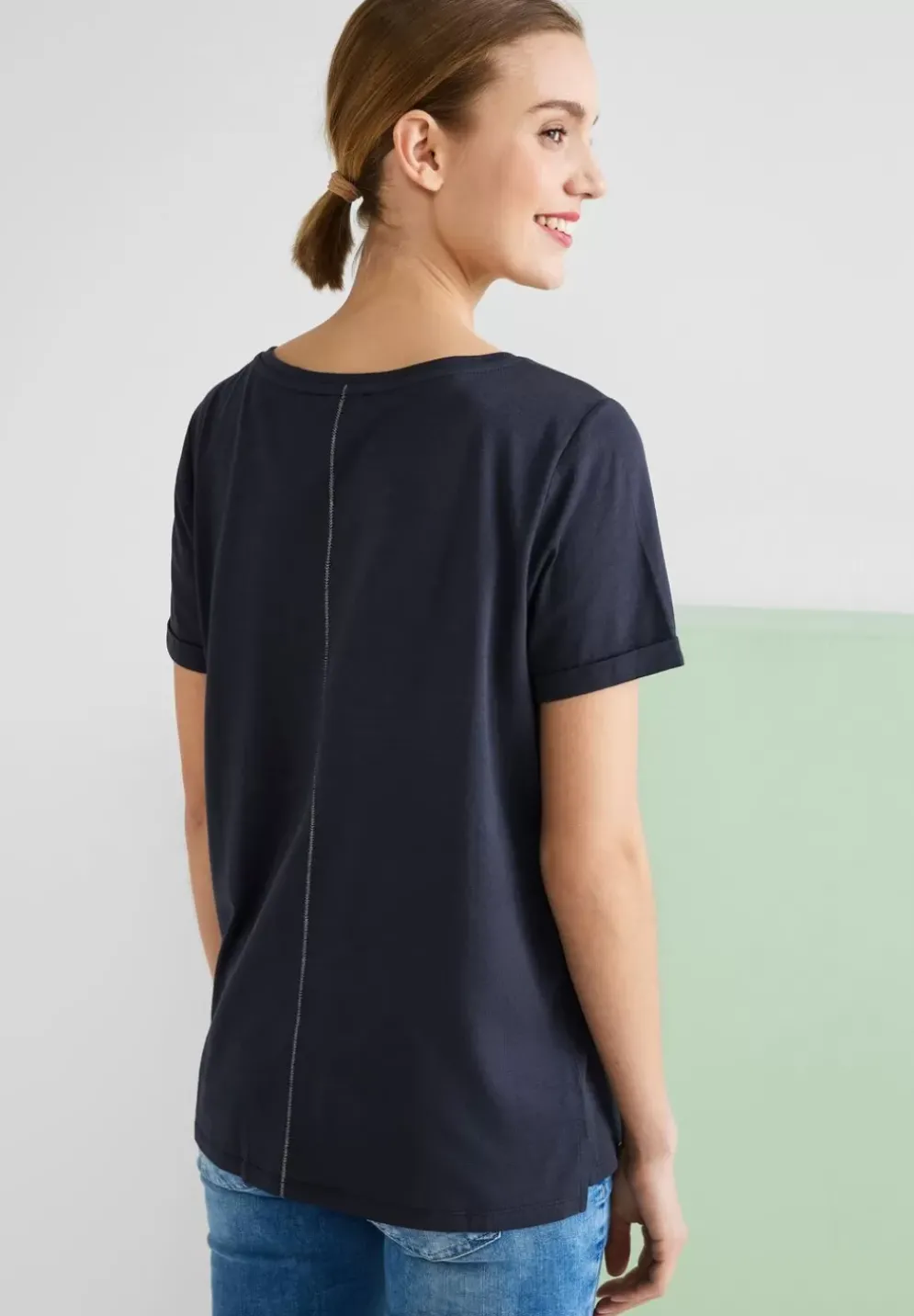 T-Shirt Mit Partprint